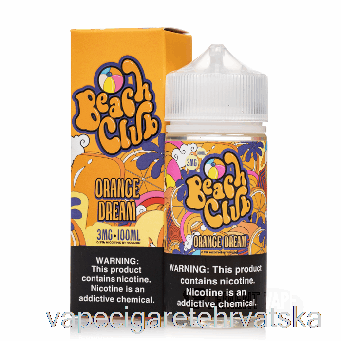 Vape Hrvatska Orange Dream - Beach Club - 100ml 3mg